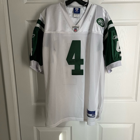 VINTAGE BRETT FAVRE #4 NY JETS OFFICIAL JERSEY - Picture 4 of 12
